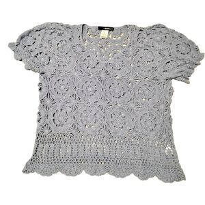 Y2K Boho Crochet Top